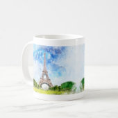 Eiffelturm in Paris nr1 Kaffeetasse (Vorderseite Links)