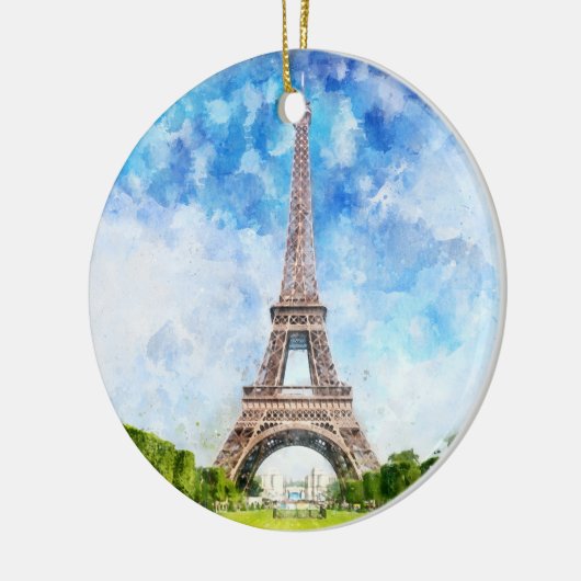 Eiffelturm in Paris nr1 Keramik Ornament (Links)