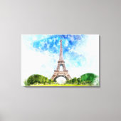 Eiffelturm in Paris nr1 Leinwanddruck (Vorderseite)
