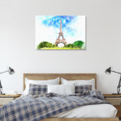 Eiffelturm in Paris nr1 Leinwanddruck (Insitu (Schlafzimmer))