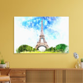 Eiffelturm in Paris nr1 Leinwanddruck (Insitu (Wohnzimmer))