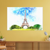Eiffelturm in Paris nr1 Leinwanddruck (Insitu (Wohnzimmer))