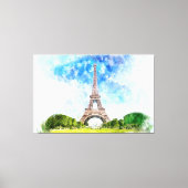 Eiffelturm in Paris nr1 Leinwanddruck (Vorderseite)