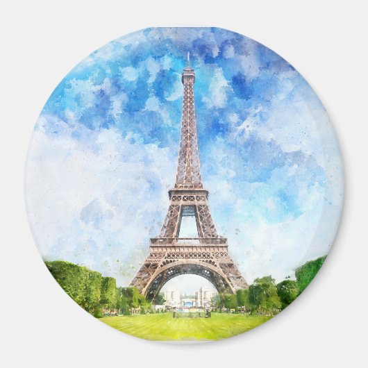 Eiffelturm in Paris nr1 Magnet (Vorne)