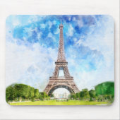 Eiffelturm in Paris nr1 Mousepad (Vorne)