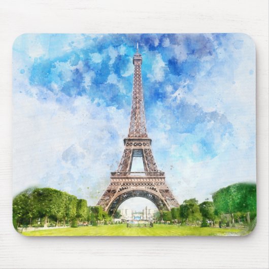 Eiffelturm in Paris nr1 Mousepad (Vorne)