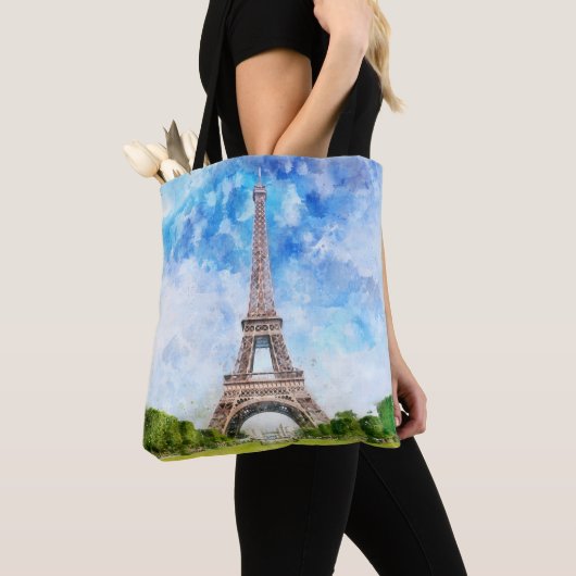 Eiffelturm in Paris nr1 Tasche (Von Nahem)