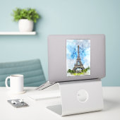 Eiffelturm in Paris nr2 Aufkleber (Laptop auf Schreibtisch)