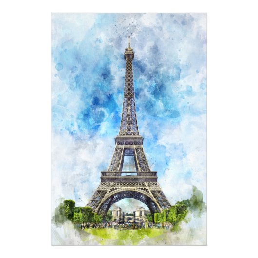 Eiffelturm in Paris nr2 Fotodruck (Vorne)