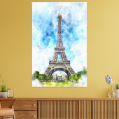 Eiffelturm in Paris nr2 Leinwanddruck (Insitu (Wohnzimmer))