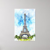 Eiffelturm in Paris nr2 Leinwanddruck (Vorderseite)