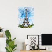 Eiffelturm in Paris nr2 Poster (Heimbüro)