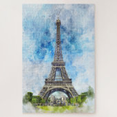 Eiffelturm in Paris nr2 Puzzle (Vertikal)