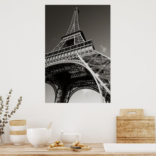 Eiffelturm in Paris Poster (Küche)