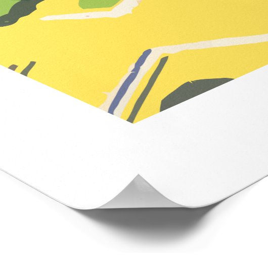 Eiffelturm in Paris Poster (Ecke)