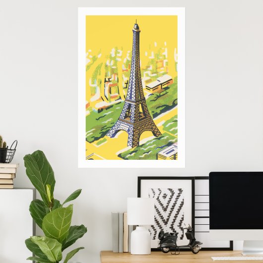 Eiffelturm in Paris Poster (Heimbüro)