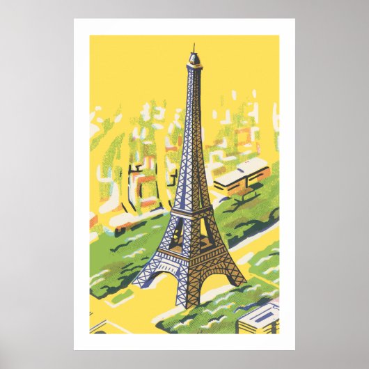 Eiffelturm in Paris Poster (Vorne)