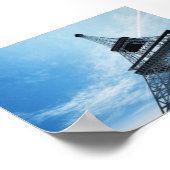 Eiffelturm in Paris Poster (Ecke)
