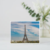 Eiffelturm in Paris Postkarte (Stehend Vorderseite)
