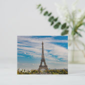 Eiffelturm in Paris Postkarte (Stehend Vorderseite)