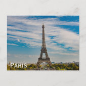 Eiffelturm in Paris Postkarte (Vorderseite)