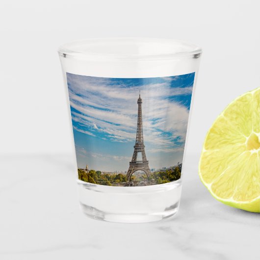 Eiffelturm in Paris Schnapsglas (Vorderseite)