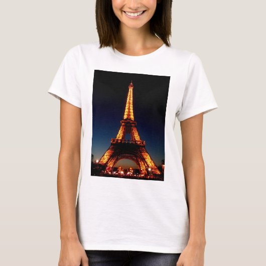 Eiffelturm in Paris T-Shirt (Vorderseite)