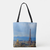Eiffelturm in Paris - Tasche (Rückseite)