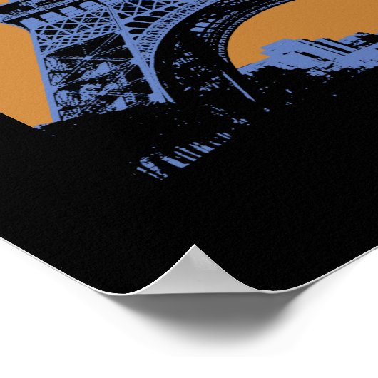 Eiffelturm in Paris Triptych Poster (Ecke)