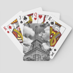 Eiffelturm in Schwarzweiß Spielkarten