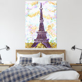 Eiffelturm Inspiriert Landschaftsbild Leinwanddruck (Insitu (Schlafzimmer))