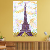 Eiffelturm Inspiriert Landschaftsbild Leinwanddruck (Insitu (Wohnzimmer))