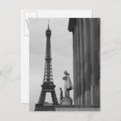 Eiffelturm ist ein Eisengitter aus dem 19. Jahrhun Postkarte (Vorne/Hinten)