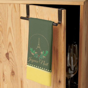 Eiffelturm Joyeux Weihnachten Küchentücher