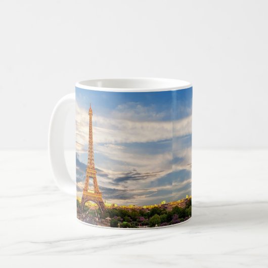 Eiffelturm Kaffeetasse (Vorderseite Links)
