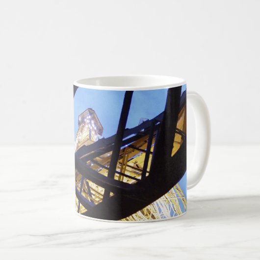 Eiffelturm Kaffeetasse (VorderseiteRechts)