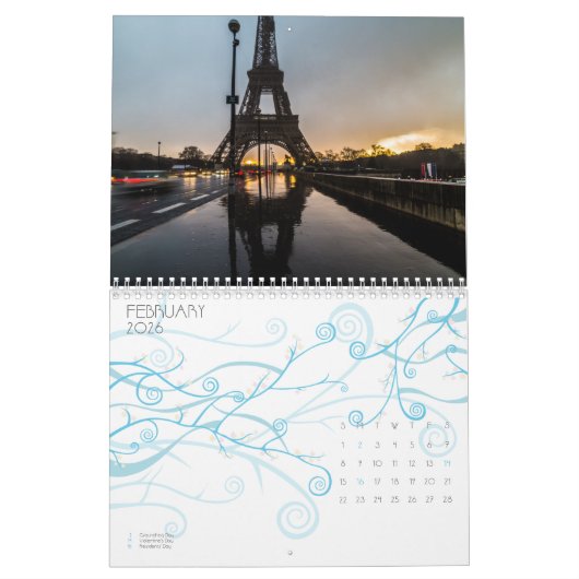 Eiffelturm Kalender (Feb 2026)