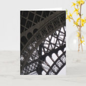 Eiffelturm Karte (Gelbe Blume)