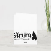 Eiffelturm Karte (Rückseite)