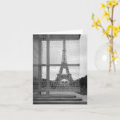 Eiffelturm-Karte Karte (Gelbe Blume)