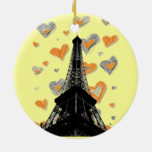Eiffelturm Keramik Ornament (Hinten)