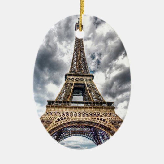 Eiffelturm Keramikornament (Vorne)