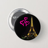 Eiffelturm-Knopf Button (Vorne & Hinten)