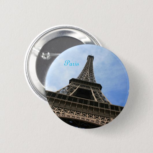 Eiffelturm-Knopf Button (Vorne & Hinten)