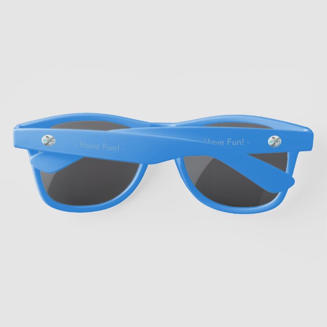 Eiffelturm Kunststoffsonnenbrille (Rückseite)