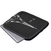 Eiffelturm-Laptop-Hülse Laptopschutzhülle (Vorne Knopf)