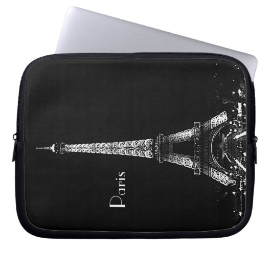 Eiffelturm-Laptop-Hülse Laptopschutzhülle (Vorderseite)