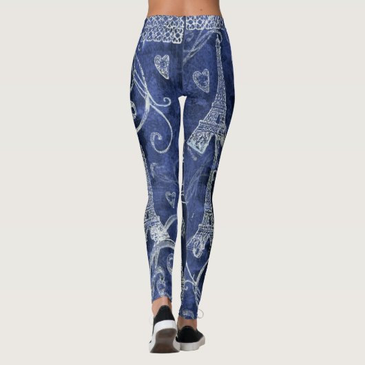 Eiffelturm Leggings (Rückseite)