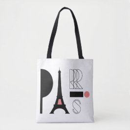 Eiffelturm-Liebe - Pariser Chic Tote-Tasche Tasche