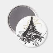 Eiffelturm Magnet (Vorderseite/Rückseite)